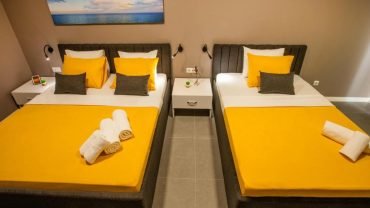Superior Twin Room with Garden View – First Joy Hotel